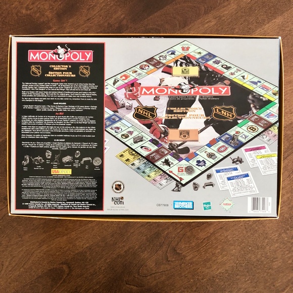 Monopoly, Vintage, 1999, NHL, Collectors Edition, Pewter Tokens, Complete - Picture 12 of 15